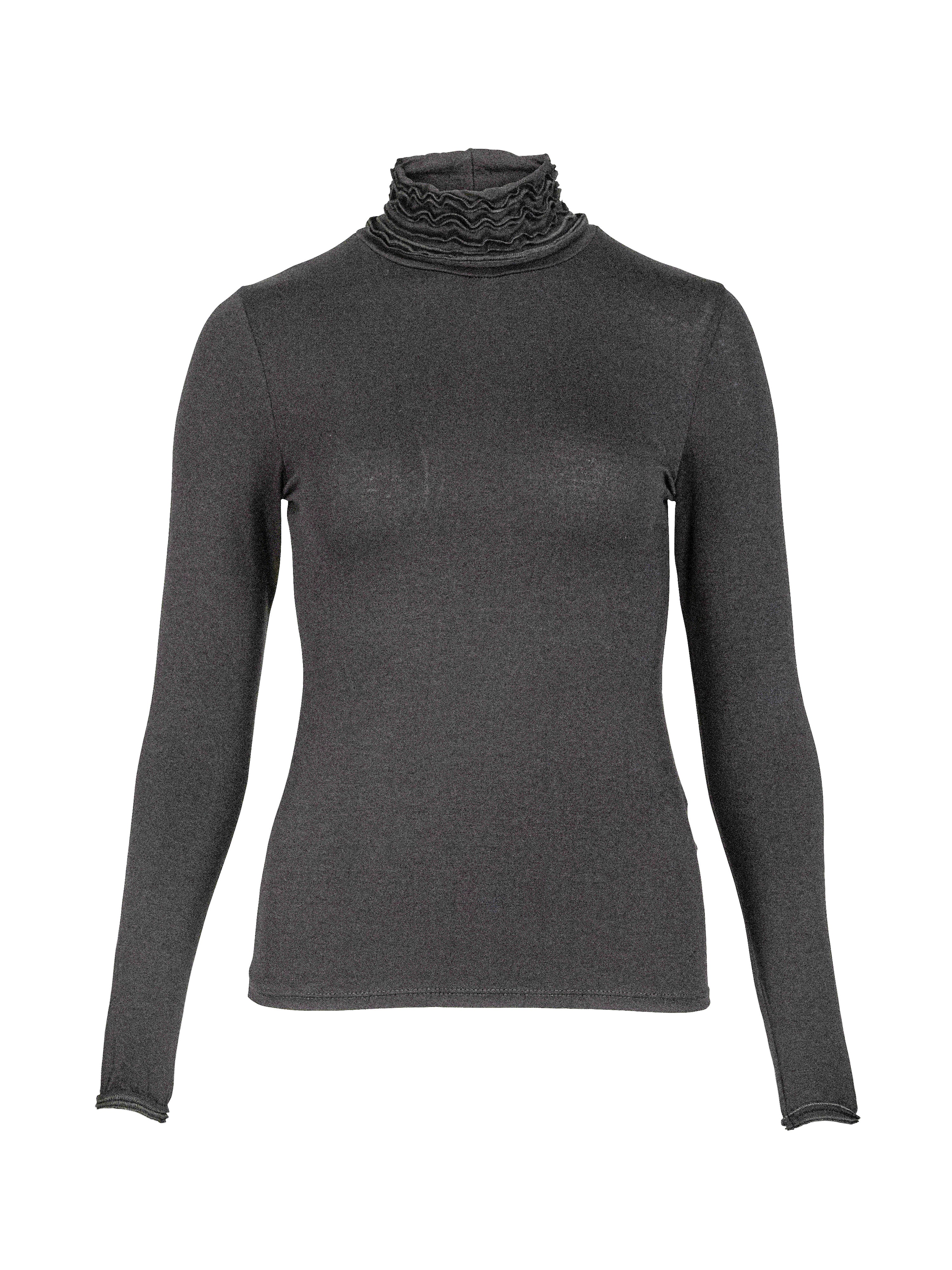 ADELE turtleneck tee Grey – NÜ Denmark