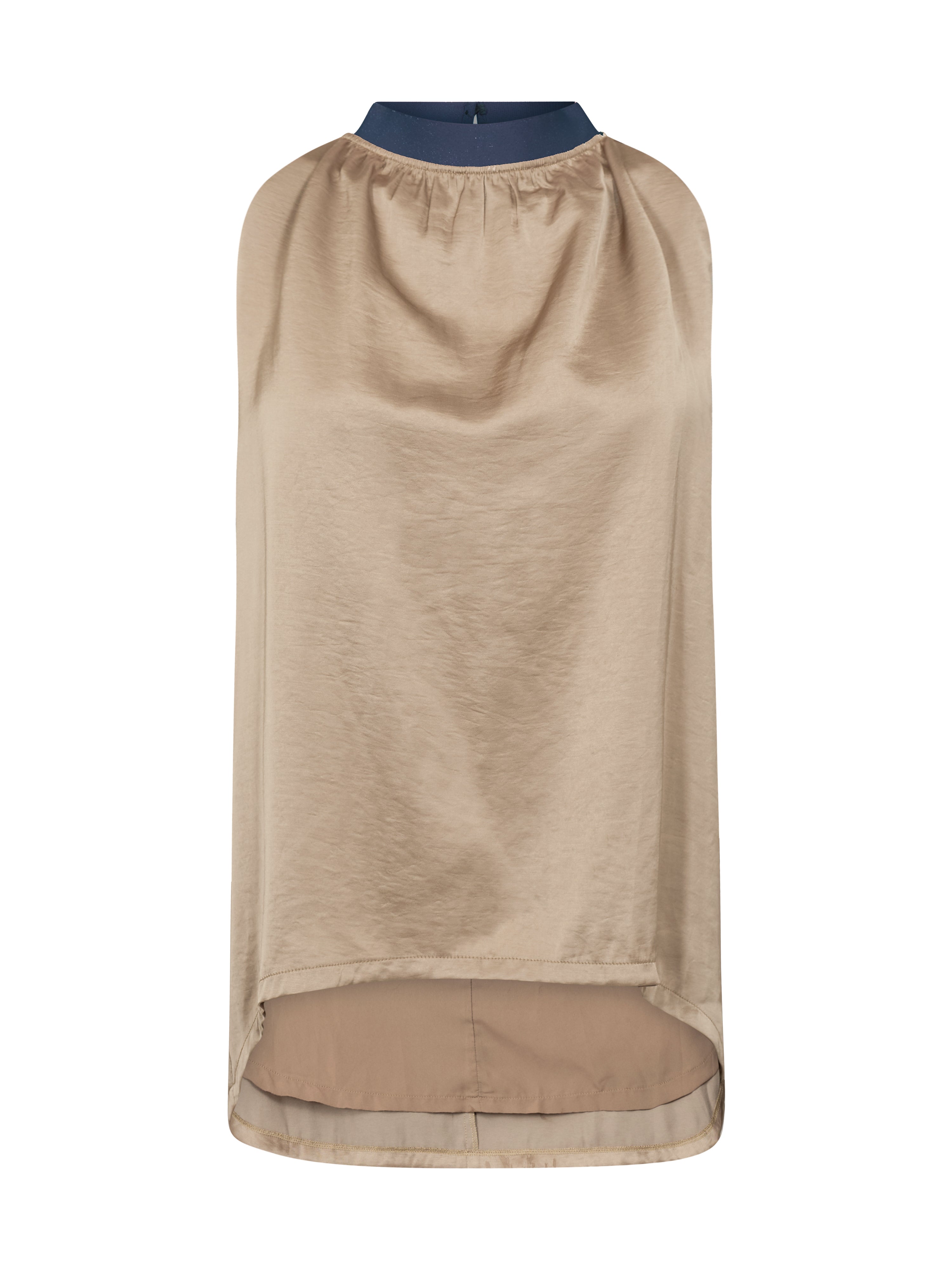Diem Top Halterneck - Navy Mix