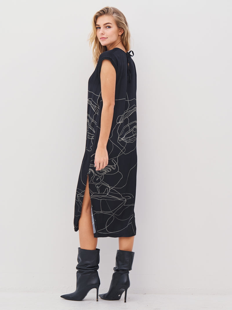 NÜ ABBI dress Dresses Black mix