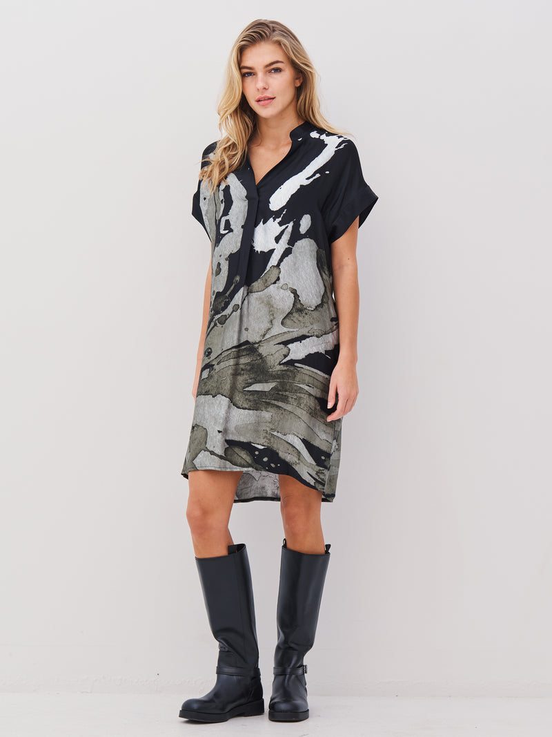 NÜ ABBI tunic Dresses 393 Army Mix