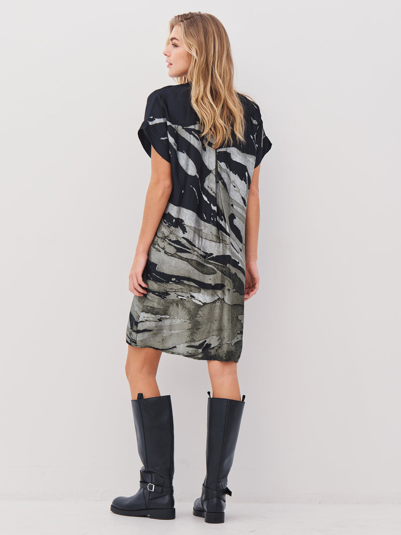NÜ ABBI tunic Dresses 393 Army Mix