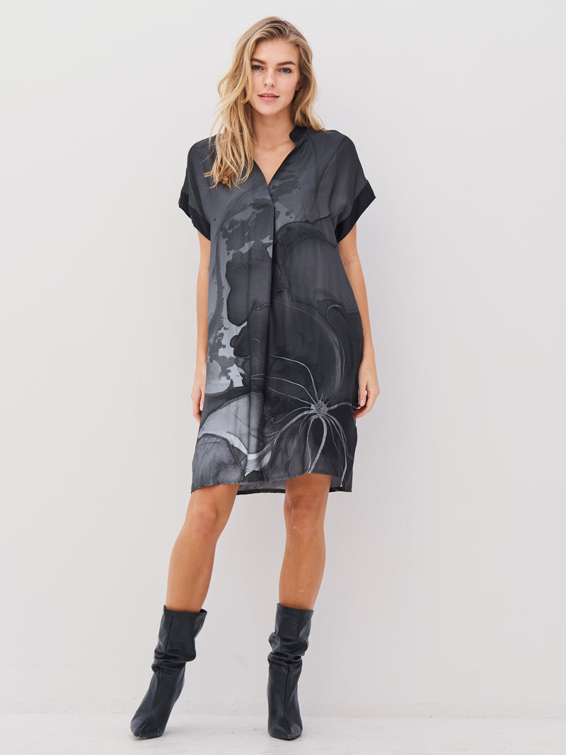 NÜ ABBI tunic Dresses 901 Grey mix