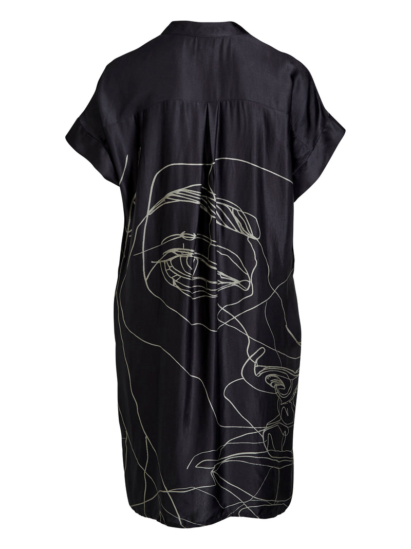 NÜ ABBI tunic Dresses Black mix