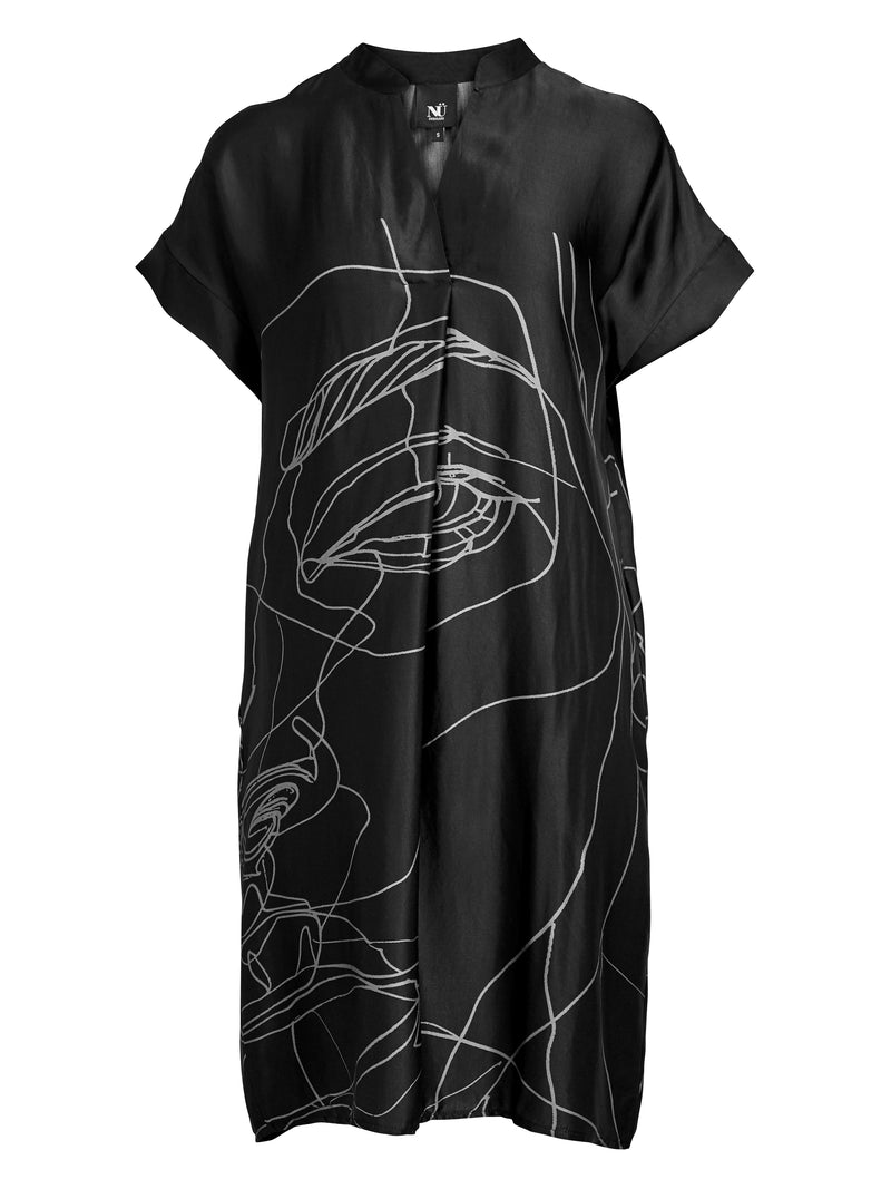 NÜ ABBI tunic Dresses Black mix