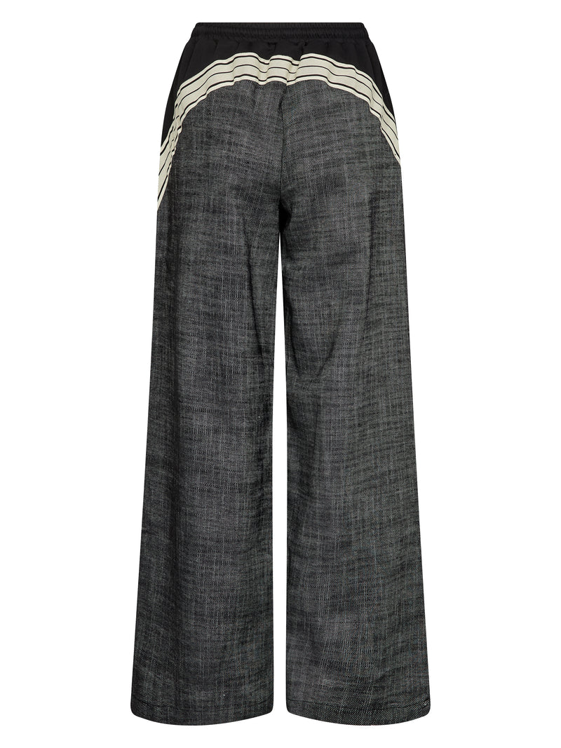NÜ ABINA trousers Trousers Black mix