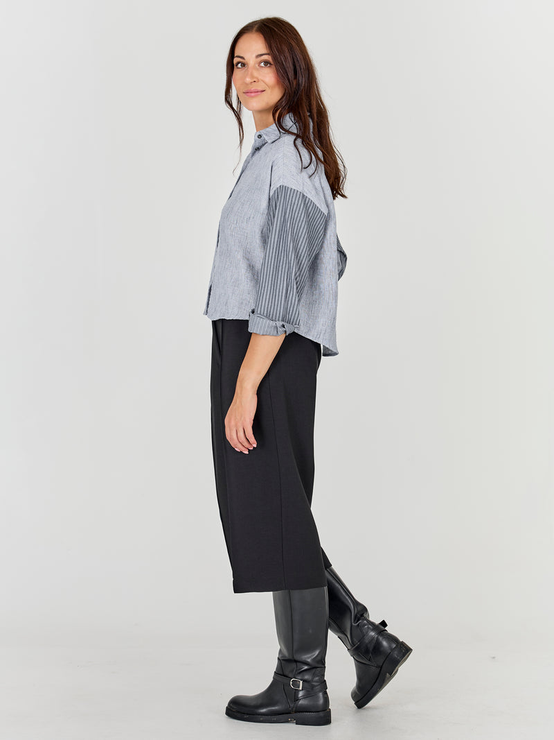 NÜ ABIRA shirt Shirts 402 Blue mix