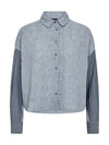 NÜ ABIRA shirt Shirts 402 Blue mix