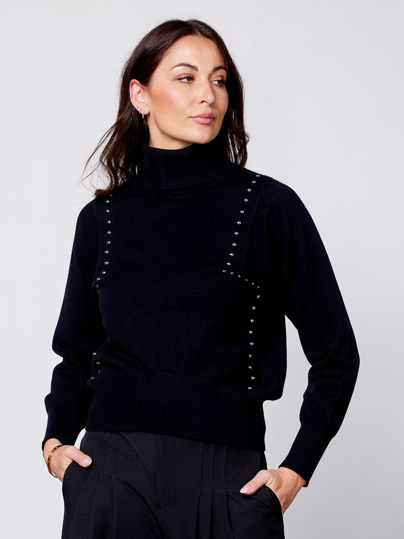 NÜ ADEA knit blouse Blouses Black
