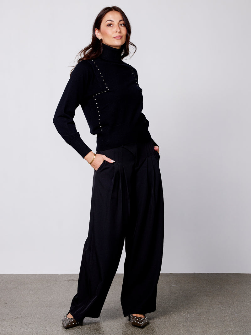 NÜ ADEA knit blouse Blouses Black