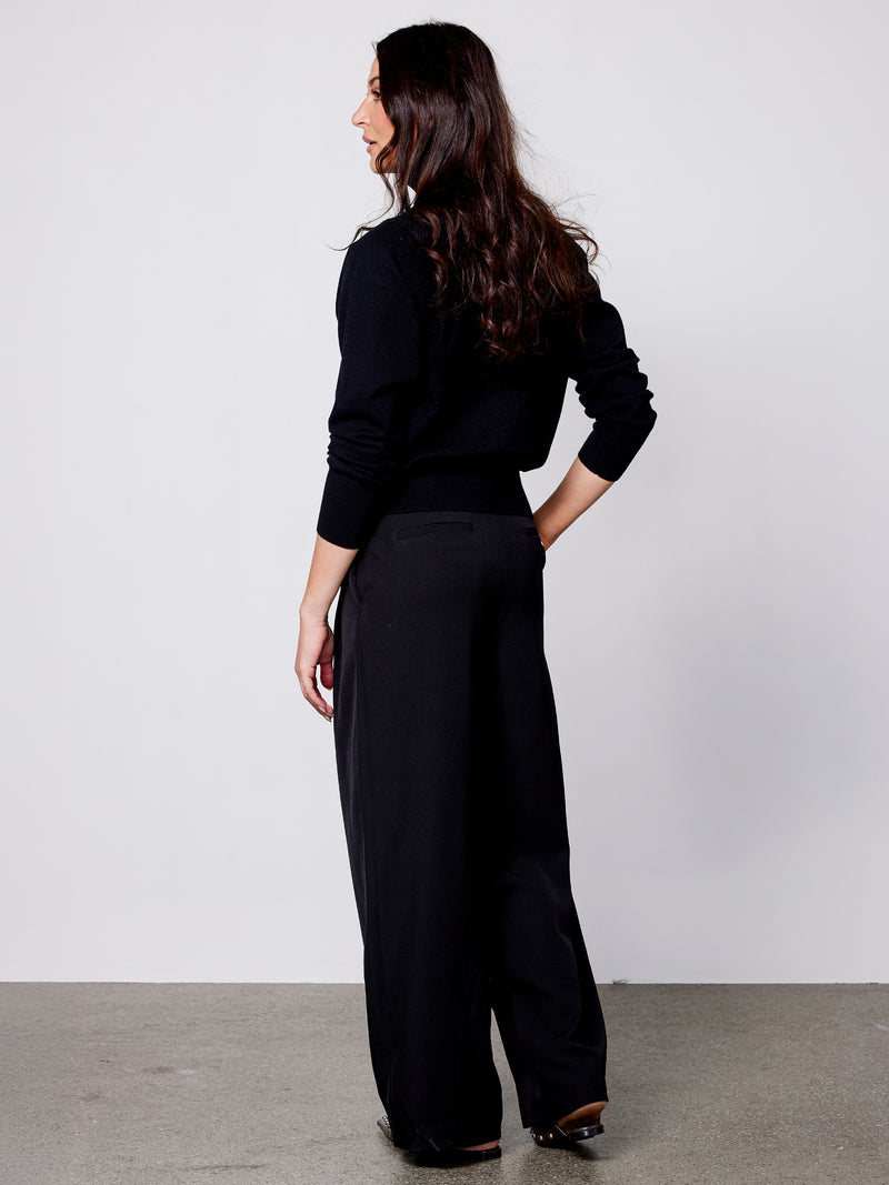 NÜ ADEA knit blouse Blouses Black