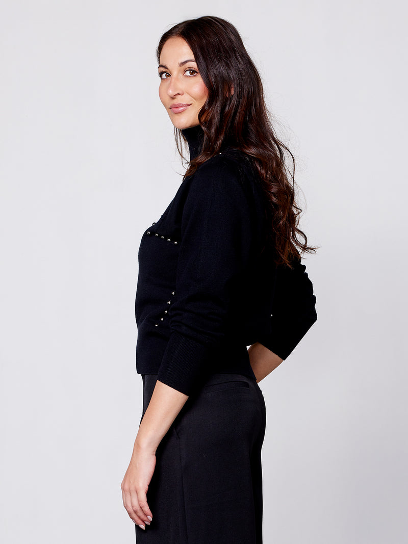 NÜ ADEA knit blouse Blouses Black