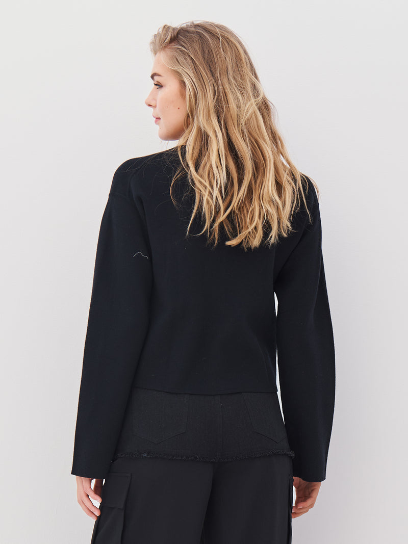 NÜ ADEA knit jacket Jackets Black