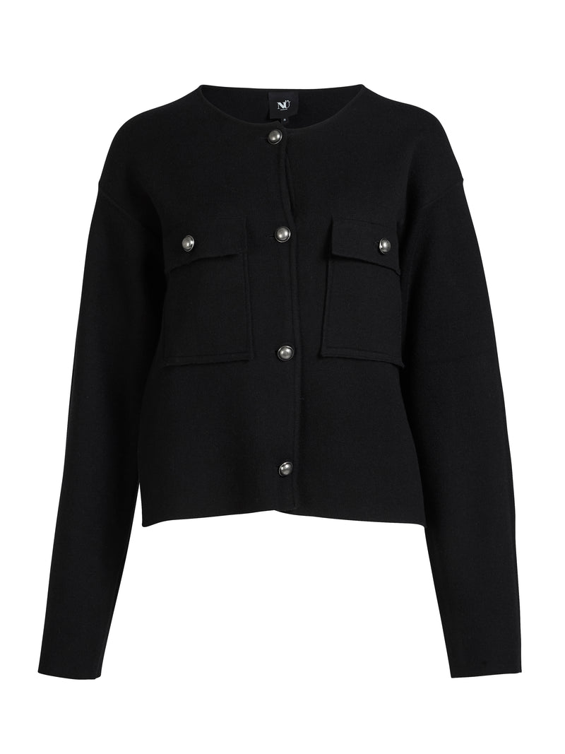 NÜ ADEA knit jacket Jackets Black