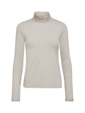 NÜ ADELE turtleneck tee Tops and T-shirts 112 Bone