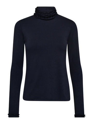 NÜ ADELE turtleneck tee Tops and T-shirts 480 Midnight Blue