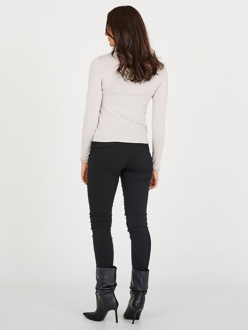 NÜ ADELE turtleneck tee Tops and T-shirts 112 Bone