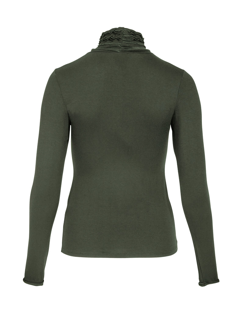 NÜ ADELE turtleneck tee Tops and T-shirts 393 Army