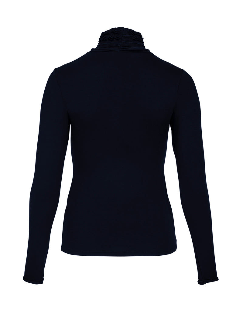 NÜ ADELE turtleneck tee Tops and T-shirts 480 Midnight Blue