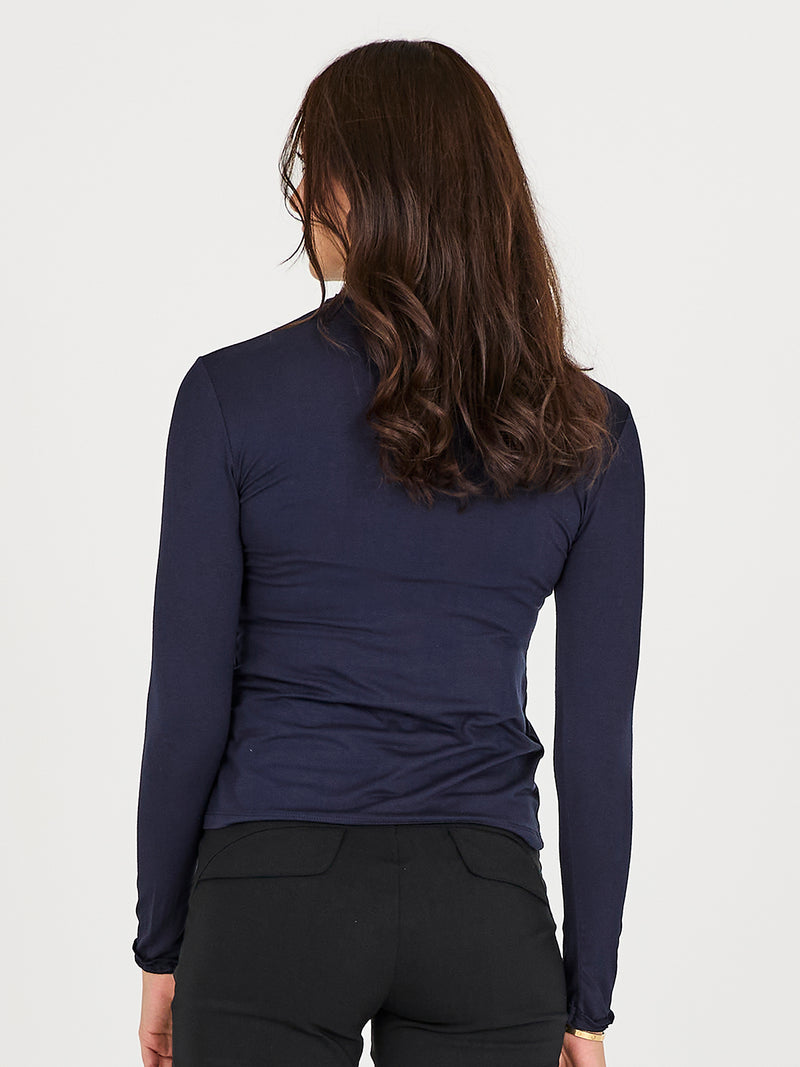 NÜ ADELE turtleneck tee Tops and T-shirts 480 Midnight Blue