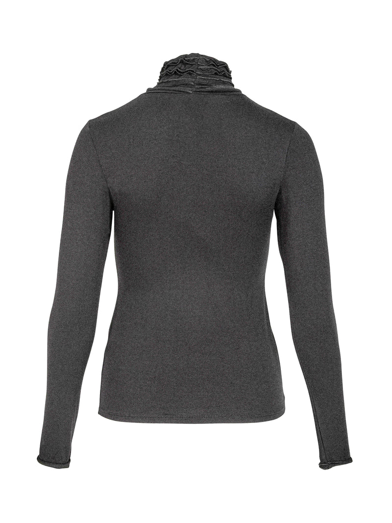 NÜ ADELE turtleneck tee Tops and T-shirts 901 Grey