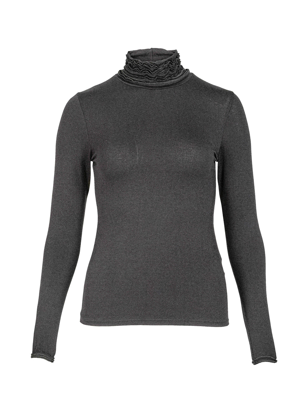 ADELE turtleneck tee Grey – NÜ Denmark - Main Image