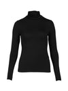 NÜ ADELE turtleneck tee Tops and T-shirts Black