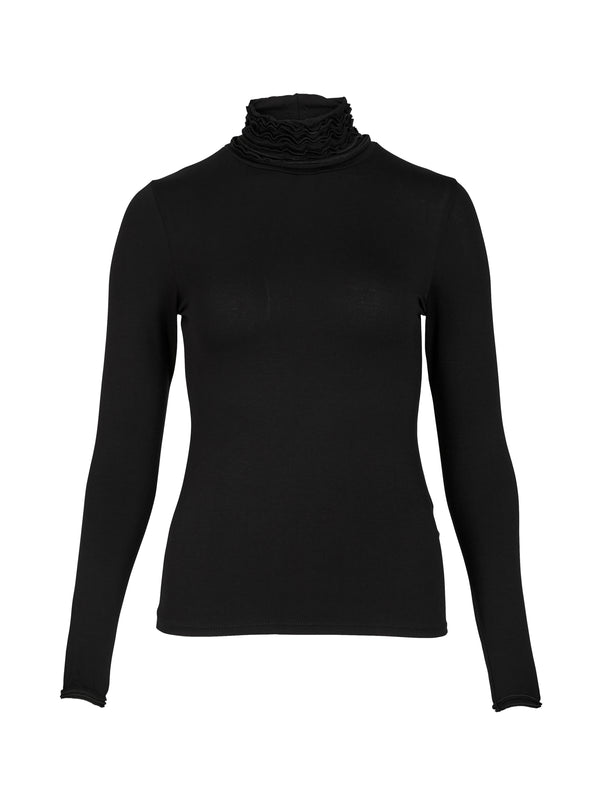 NÜ ADELE turtleneck tee Tops and T-shirts Black