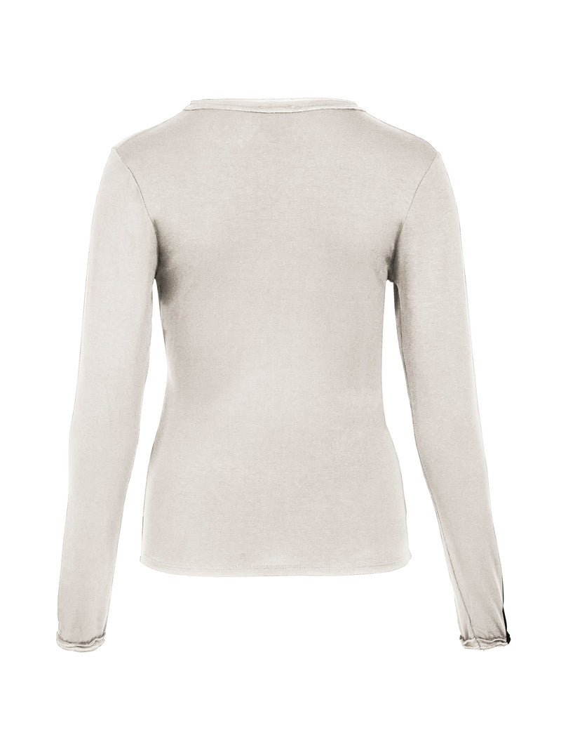 NÜ ADELE wrap tee Tops and T-shirts 112 Bone