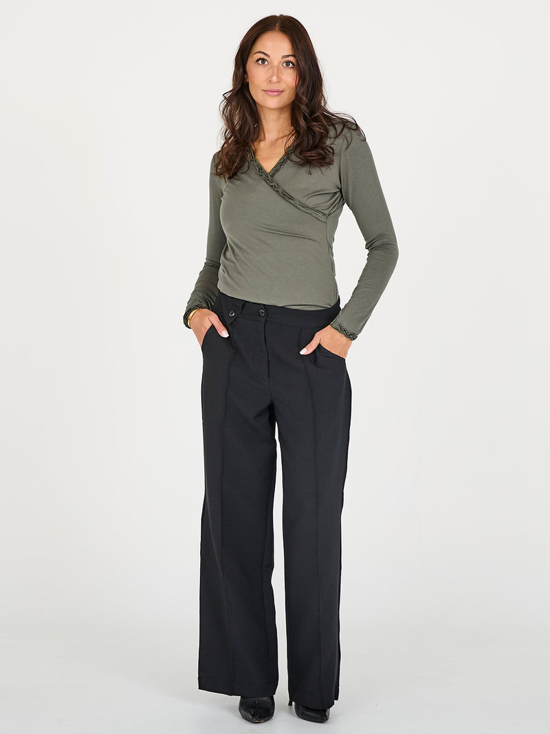 NÜ ADELE wrap tee Tops and T-shirts 393 Army