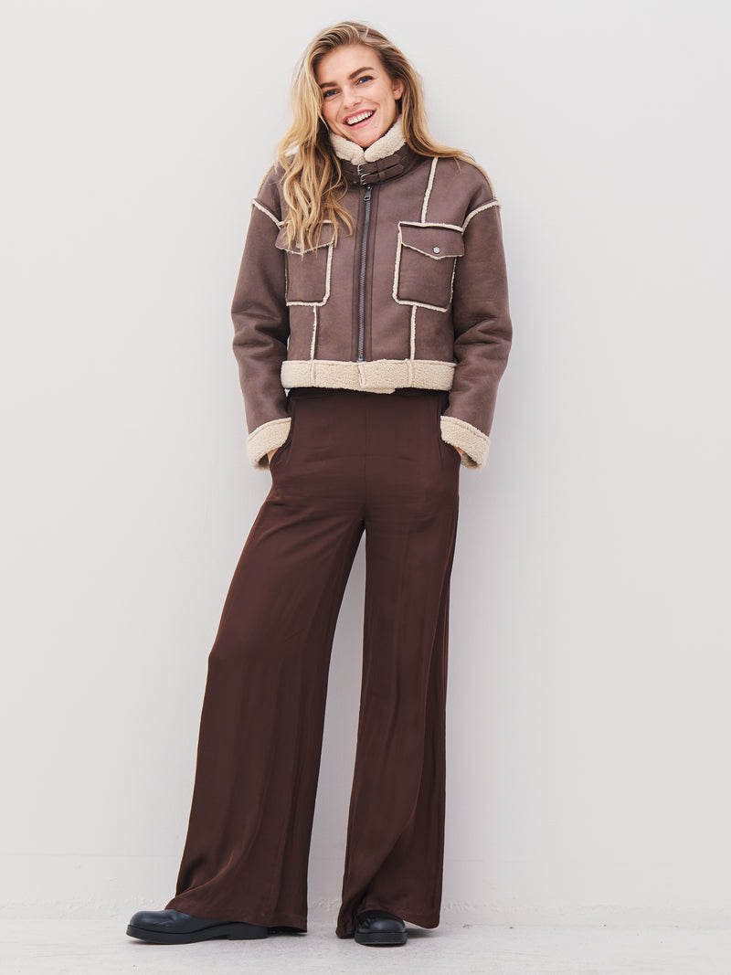 NÜ ADINA tousers Trousers 235 Cappuccino
