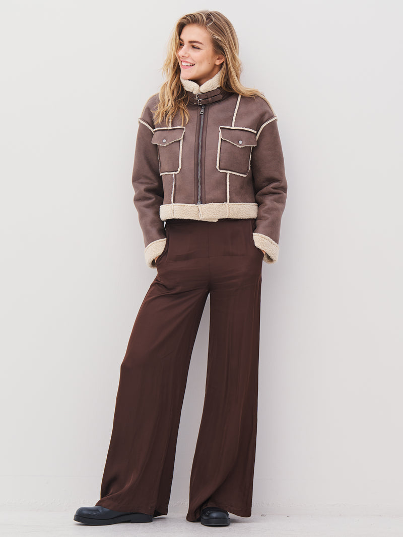 NÜ ADINA tousers Trousers 235 Cappuccino