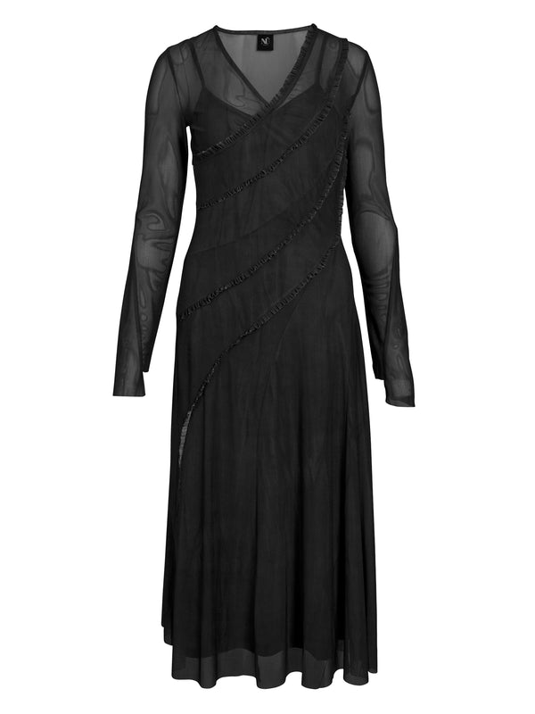NÜ AGNA dress Dresses 000 Solid black