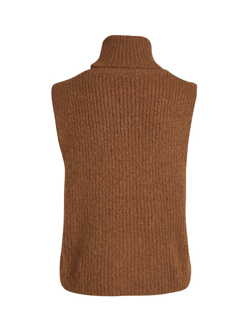 NÜ AGNES knit vest Vests 220 Camel