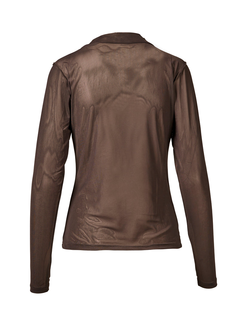 NÜ AGNETA blouse Tops and T-shirts 289 Brown Mix