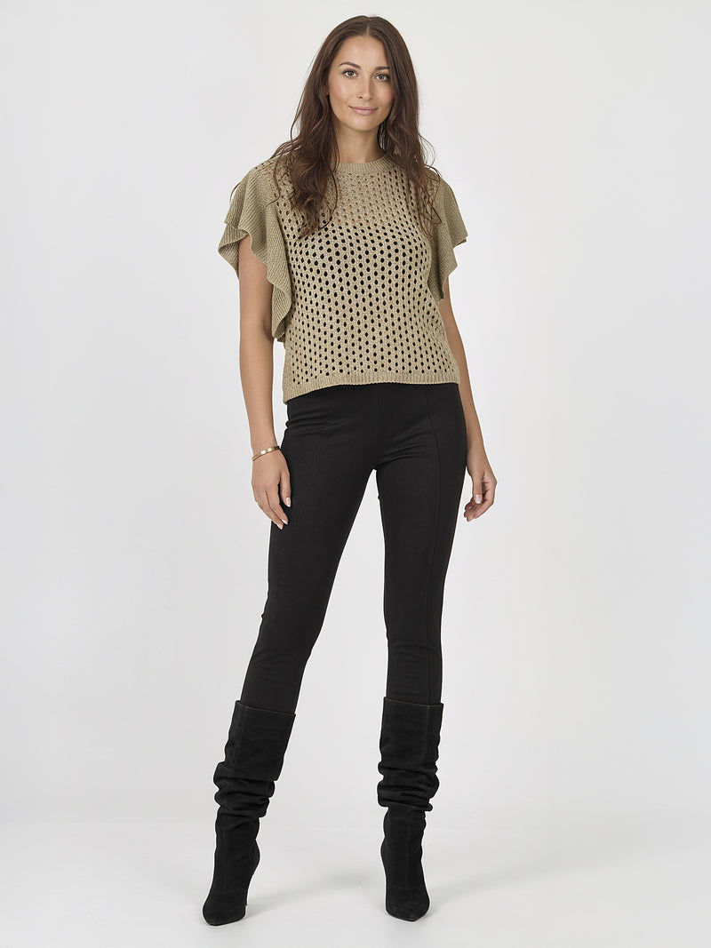 NÜ AIDA knit blouse Knit 393 Army