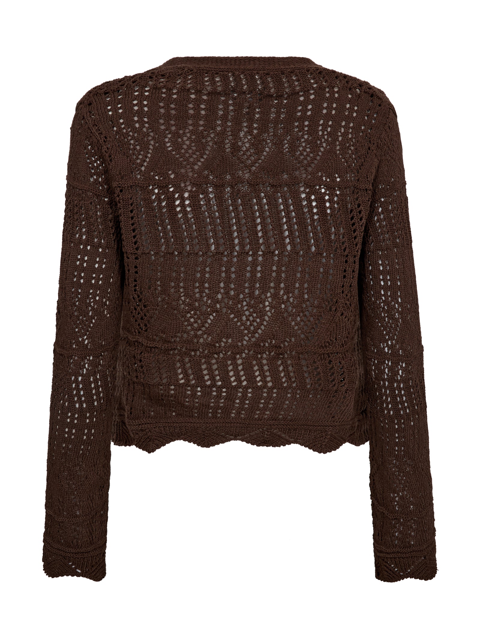 AIDA knit cardigan - Dark Brown – NÜ Denmark - INT.