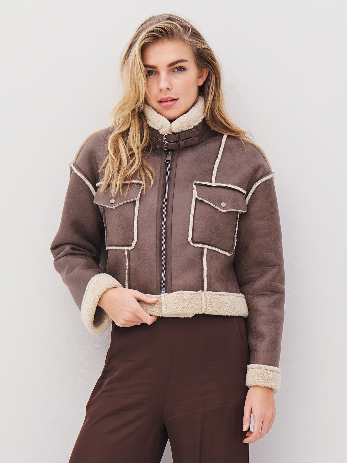 AIKO jacket - Cappuccino mix – NÜ Denmark - INT.