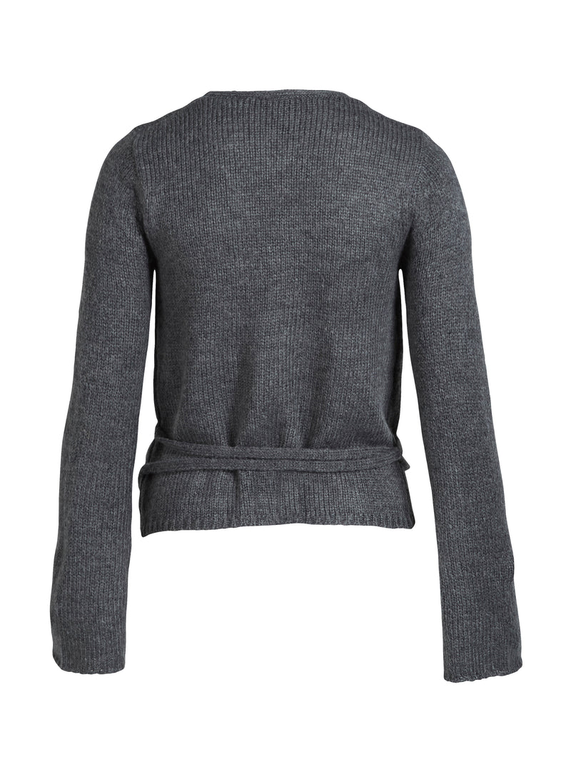 NÜ ALEXA knit blouse Blouses 901 Grey