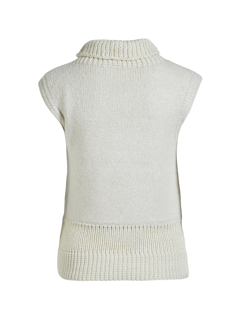 NÜ ALEXA knit top Tops and T-shirts 112 Bone