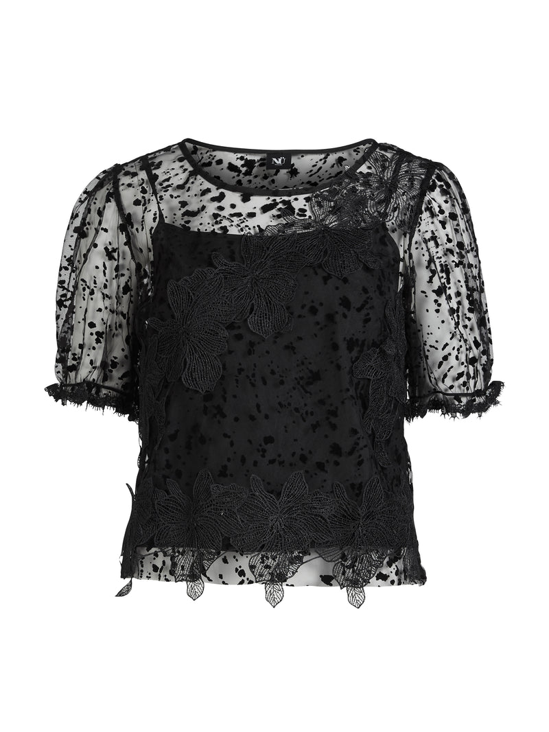 NÜ ALFI top Tops and T-shirts Black