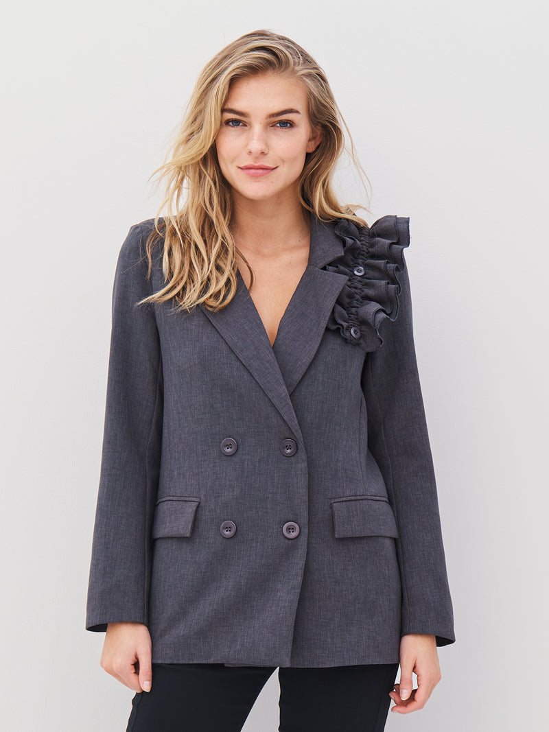 NÜ ALINA blazer Blazers 901 Grey