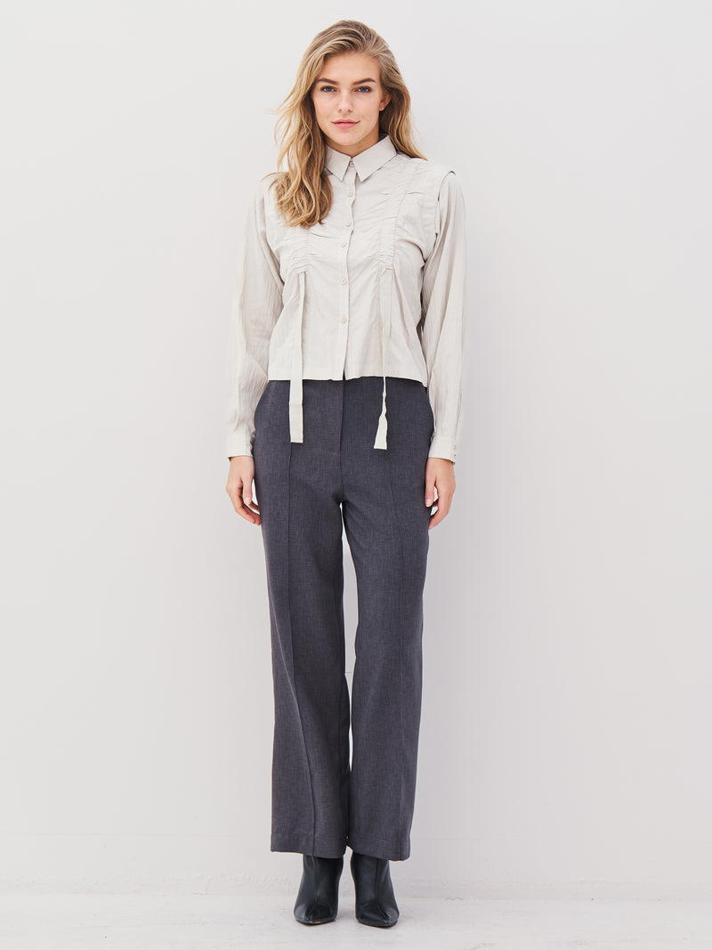 NÜ ALINA trousers Trousers 901 Grey