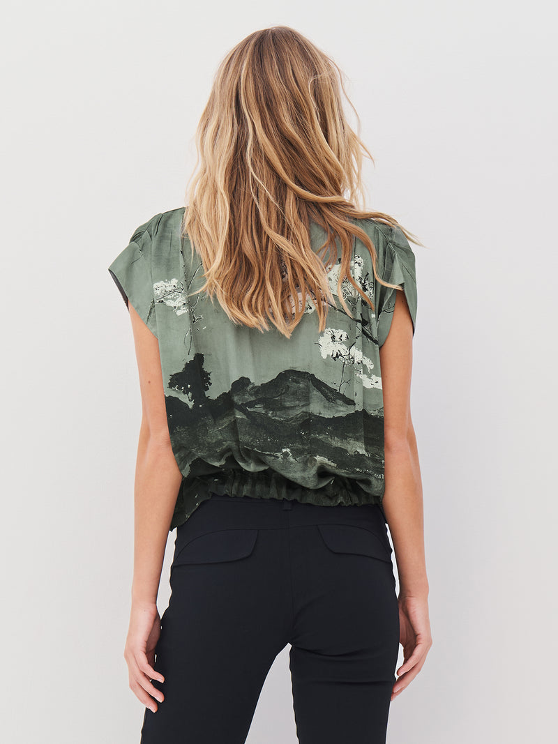 NÜ ALLI s/s shirt Shirts 393 Army Mix