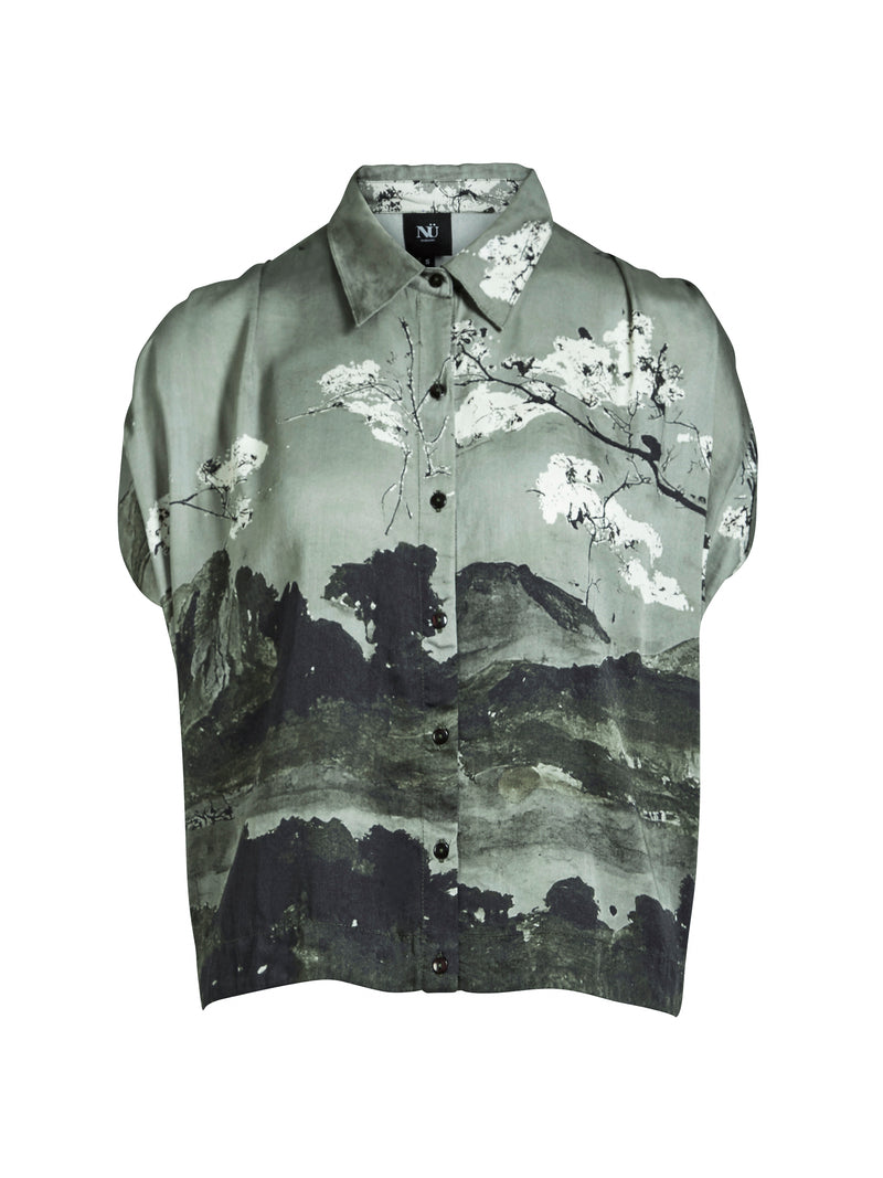 NÜ ALLI s/s shirt Shirts 393 Army Mix