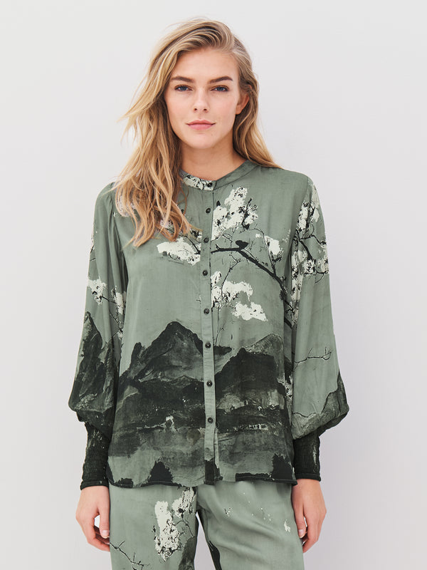 NÜ ALLI shirt Shirts 393 Army Mix