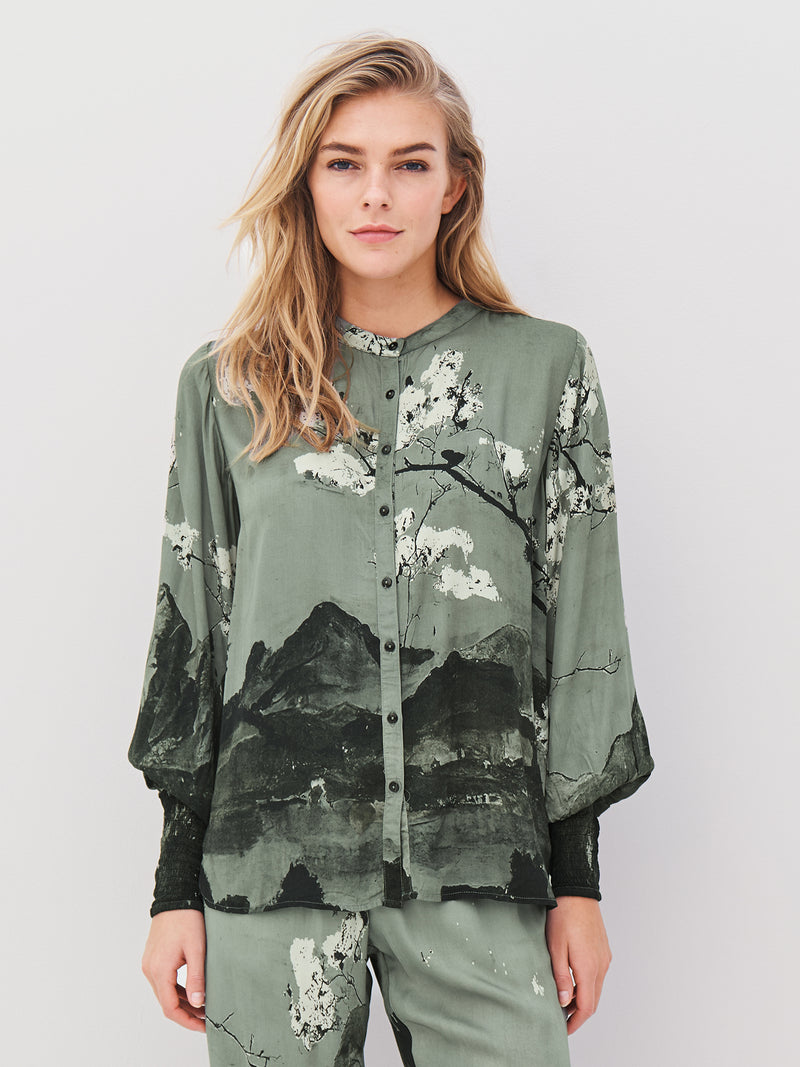 NÜ ALLI shirt Shirts 393 Army Mix
