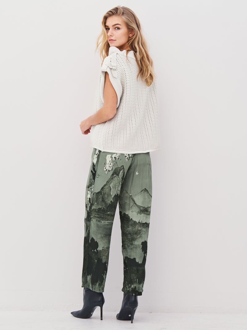 NÜ ALLI trousers Trousers 393 Army Mix