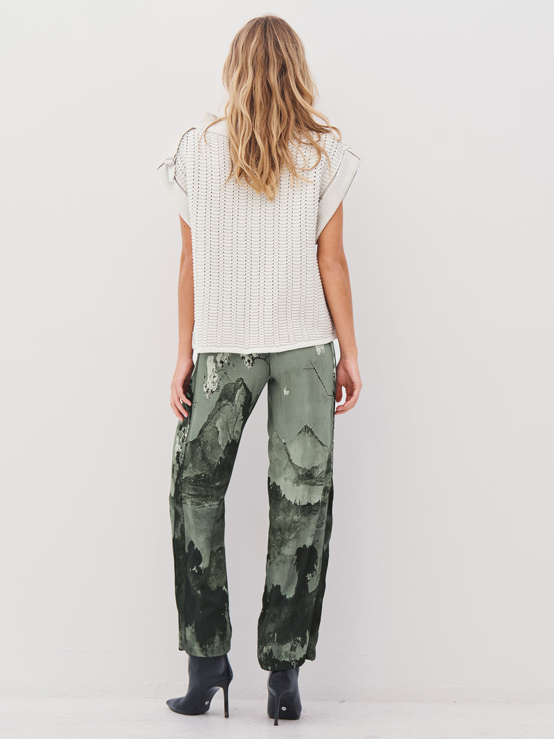 NÜ ALLI trousers Trousers 393 Army Mix