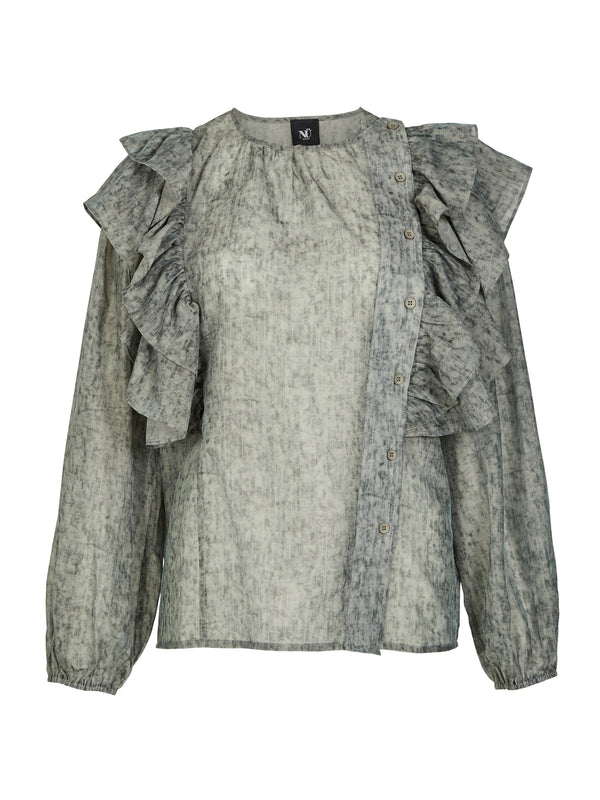 NÜ AMELI shirt Shirts 393 Army Mix