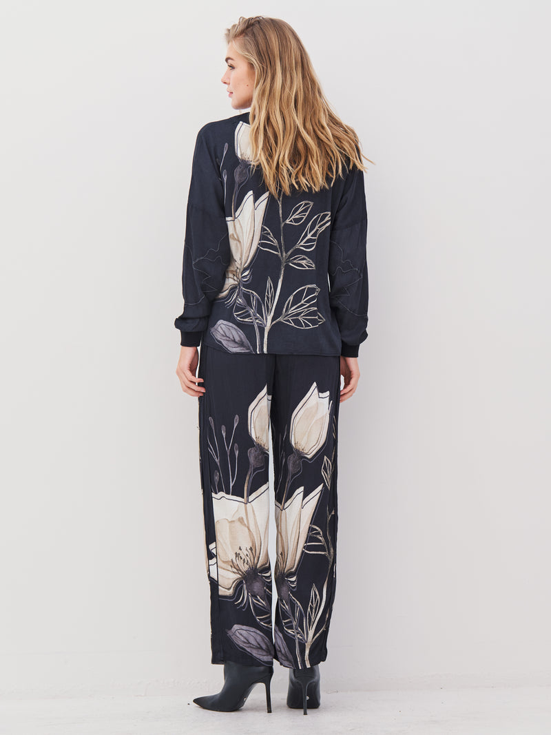 NÜ ANDY blouse Blouses Black mix